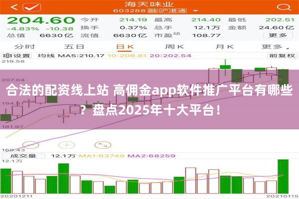 合法的配资线上站 高佣金app软件推广平台有哪些？盘点2025年十大平台！