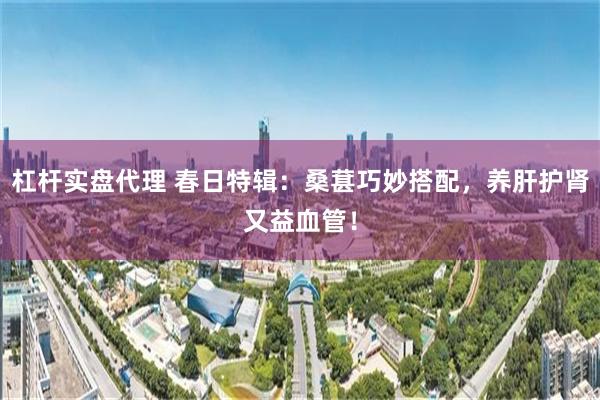 杠杆实盘代理 春日特辑：桑葚巧妙搭配，养肝护肾又益血管！