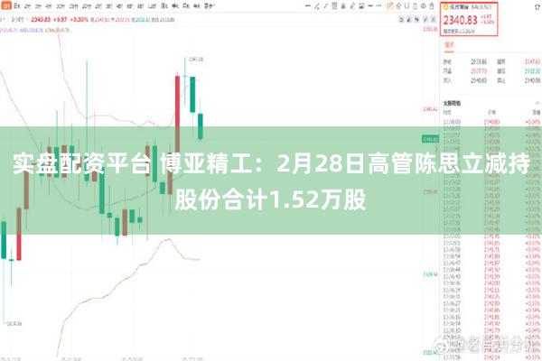 实盘配资平台 博亚精工：2月28日高管陈思立减持股份合计1.52万股