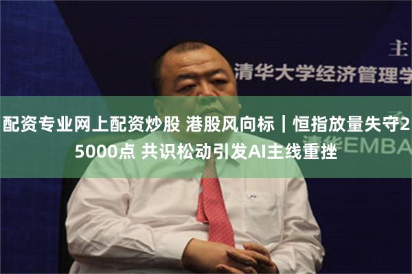 配资专业网上配资炒股 港股风向标｜恒指放量失守25000点 共识松动引发AI主线重挫