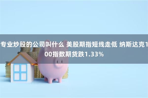 专业炒股的公司叫什么 美股期指短线走低 纳斯达克100指数期货跌1.33%
