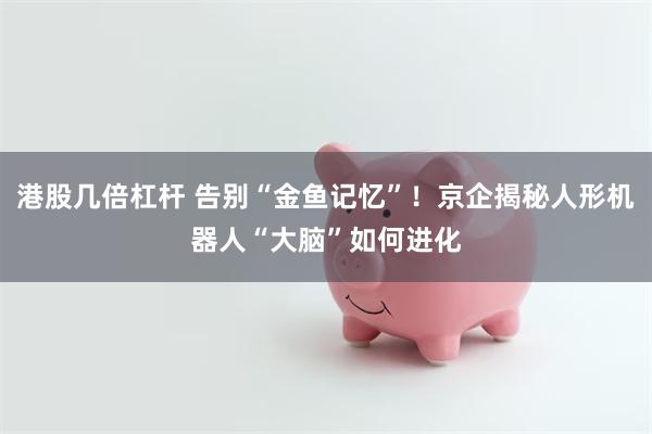 港股几倍杠杆 告别“金鱼记忆”！京企揭秘人形机器人“大脑”如何进化