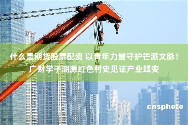 什么是期货股票配资 以青年力量守护芒派文脉！广财学子溯源红色村史见证产业蝶变