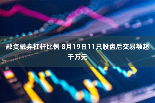 融资融券杠杆比例 8月19日11只股盘后交易额超千万元